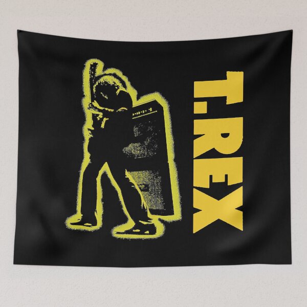 Item preview, Official T Rex Electric Warrior Black Classic Rock Band Tee New Bolan Golden T Rex Band Classic designed and sold by LeonConnelly90.