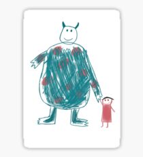 Boo's Drawing Sticker