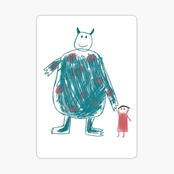 Aperçu de l'œuvre Dessin de Boo créée et vendue par Kayla and Ella Mulley.