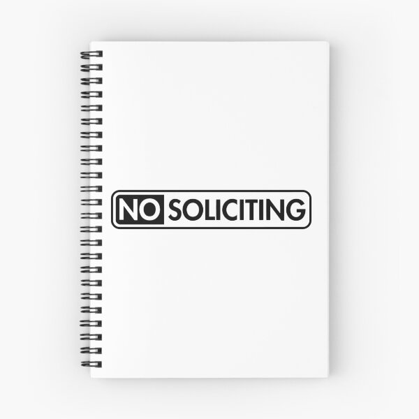 Item preview, No Soliciting Sign designed and sold by MotoringZen.