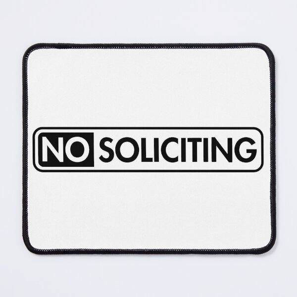 Item preview, No Soliciting Sign designed and sold by MotoringZen.