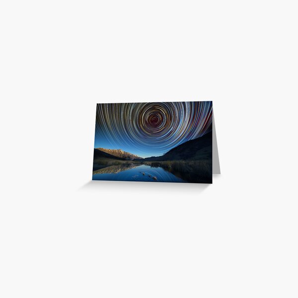 Item preview, Queenstown star trails reflection designed and sold by focuscreative.