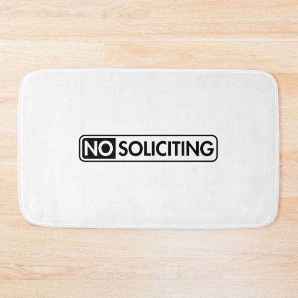 Item preview, No Soliciting Sign designed and sold by MotoringZen.