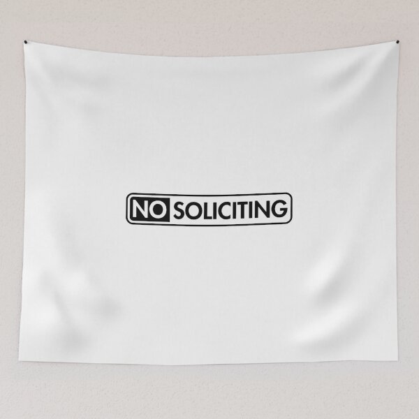 Item preview, No Soliciting Sign designed and sold by MotoringZen.