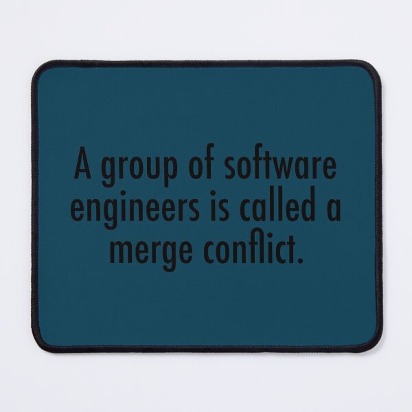 Item preview, A merge conflict of software engineers designed and sold by unixorn.