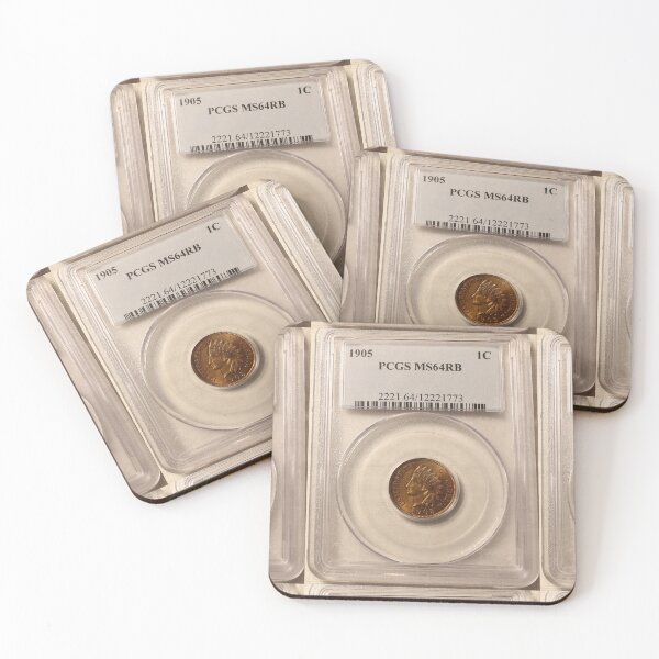 Item preview, 1905 PCGS MS64RB 1C  One Indian Cent designed and sold by coinsxcrochet.