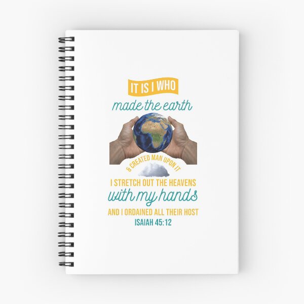 Item preview, Isaiah 45:12 Bible Verse designed and sold by garmentoffaith.