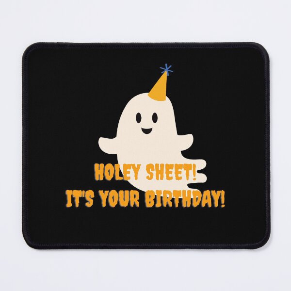 Item preview, Holey Sheet, it's your birthday- cute ghosts designed and sold by MotherOfBears.