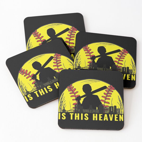 Item preview, Is This Heaven Iowa Baseball designed and sold by Feline Rockstars.