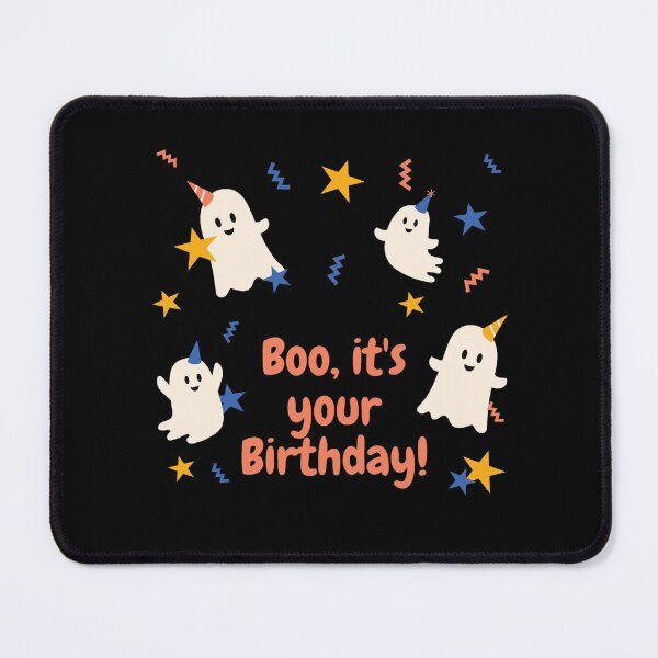 Item preview, Boo, it's your birthday- cute ghosts designed and sold by MotherOfBears.