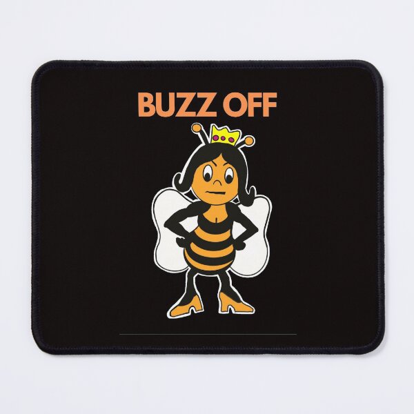 Item preview, Buzz off, queen bee - funny cute animals designed and sold by Hudson-Art.
