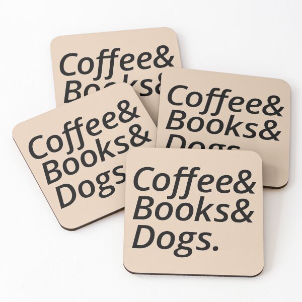 Item preview, Coffee & Books & Dogs. designed and sold by cafeteeria.