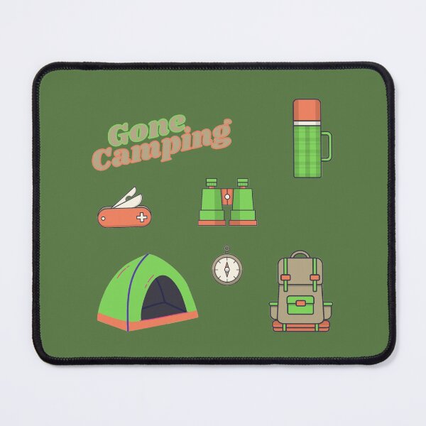 Item preview, Gone camping - sticker pack designed and sold by MotherOfBears.