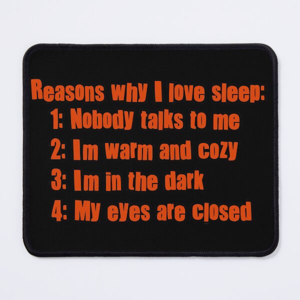 Item preview, Reasons why I love sleep designed and sold by greeely.