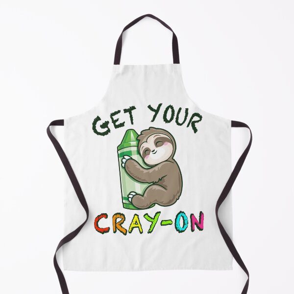 Item preview, Get Your Cray On Back to School Sloth designed and sold by pablomendoza.