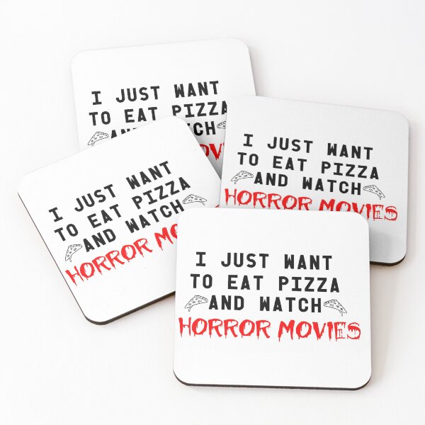 Item preview, I Just Want To Eat Pizza And Watch Horror Movies designed and sold by roxy7388.