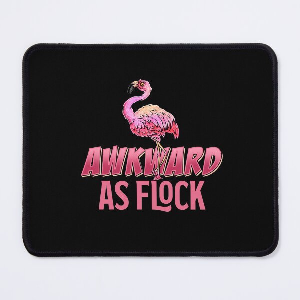 Item preview, Awkward As Flock - Funny Flamingo designed and sold by Meliafroggy.