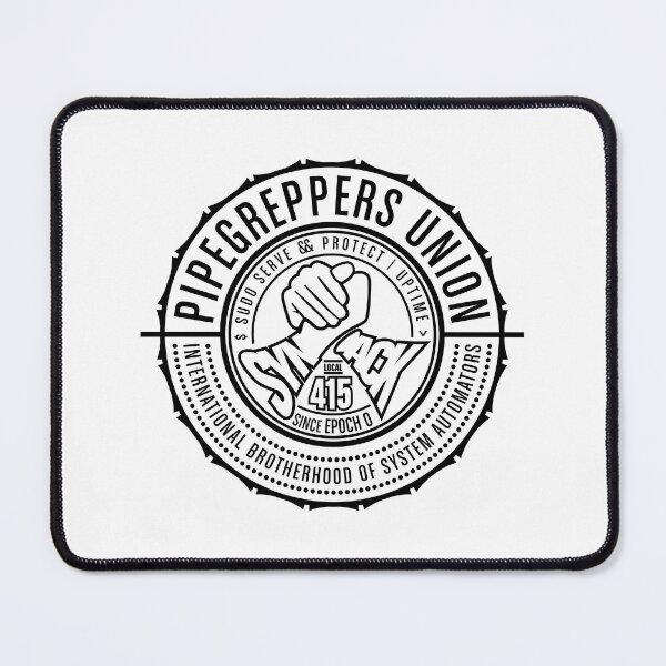 Artikelvorschau, Internationale Bruderschaft der Systemautomatisierer (großes Logo) entworfen und verkauft von unixorn.