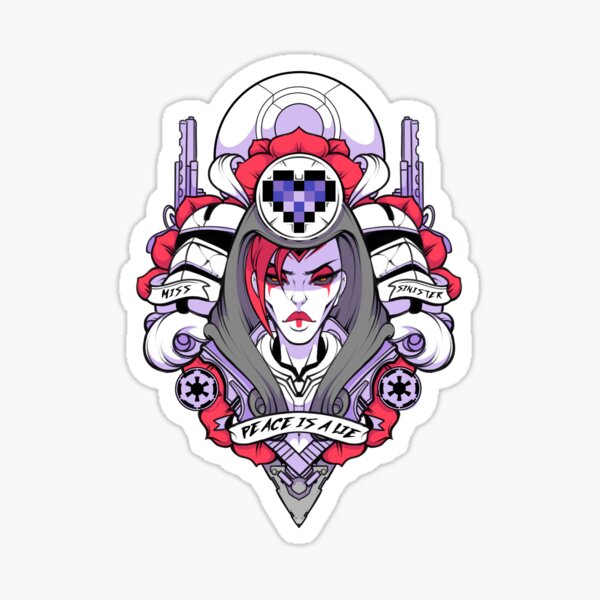 Foxy Sith Sticker