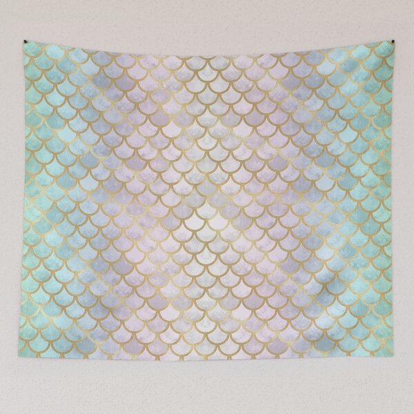 Item preview, Pretty Mermaid Scales 19 gold designed and sold by artlovepassion.