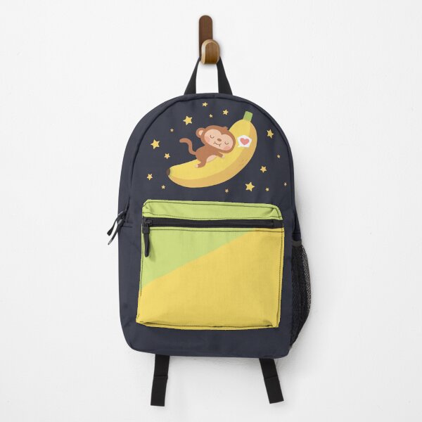 Item preview, Cute Monkey Hugging Banana Moon designed and sold by rustydoodle.