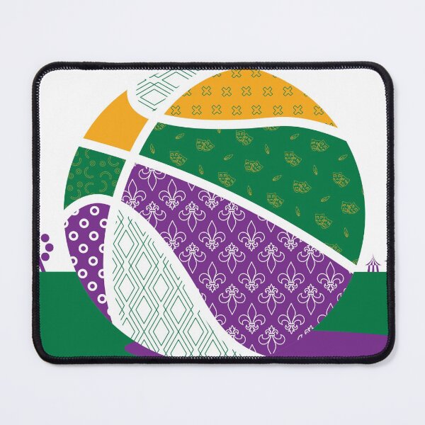 Item preview, New Orleans Mardi Gras NBA Fan Art designed and sold by jkahindo.