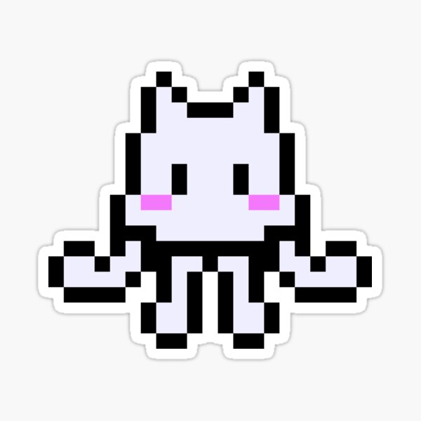Pixel Ikachan Sticker