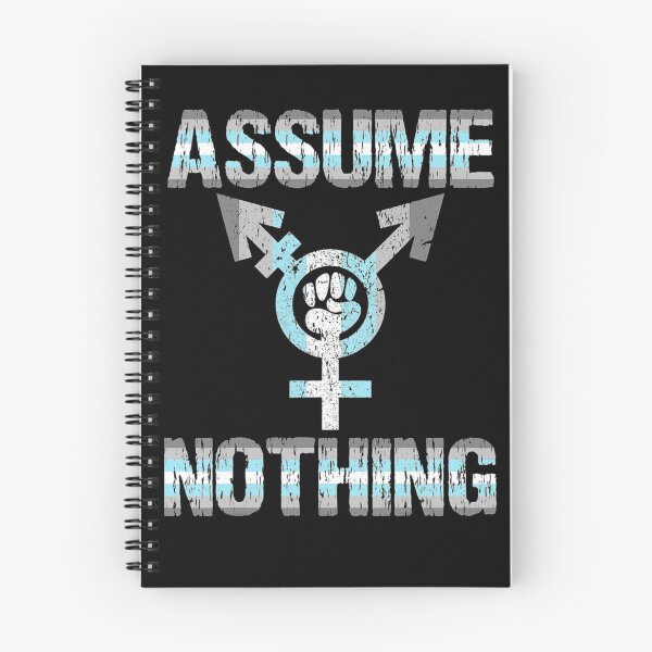 Item preview, Assume Nothing Demiboy Flag Bigender Pride designed and sold by LeoNeuner.