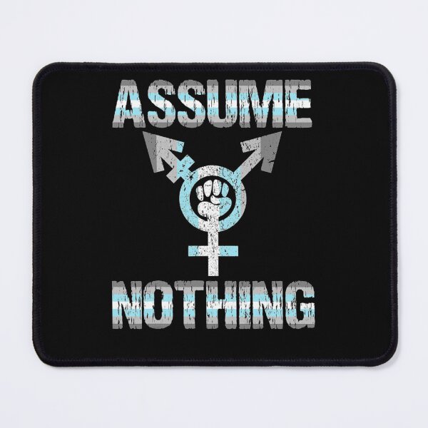 Item preview, Assume Nothing Demiboy Flag Bigender Pride designed and sold by LeoNeuner.