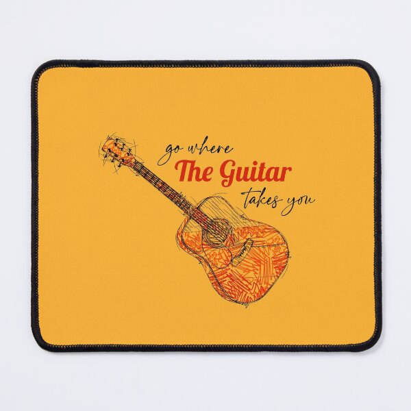 Item preview, Go where the guitar takes you designed and sold by JahidMunna.