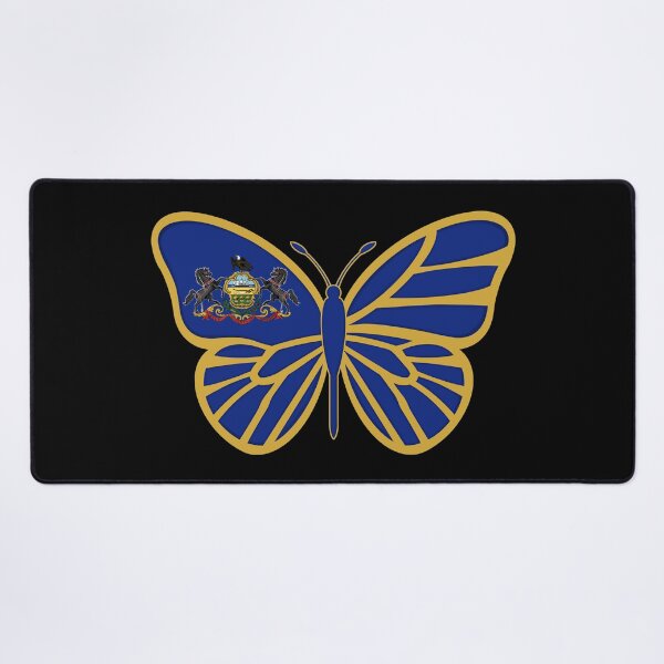 Item preview, State of Pennsylvania Flag Butterfly On Black designed and sold by Gsallicat.
