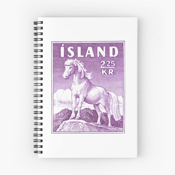 Item preview, 1958 ICELAND Horse Postage Stamp designed and sold by retrographics.