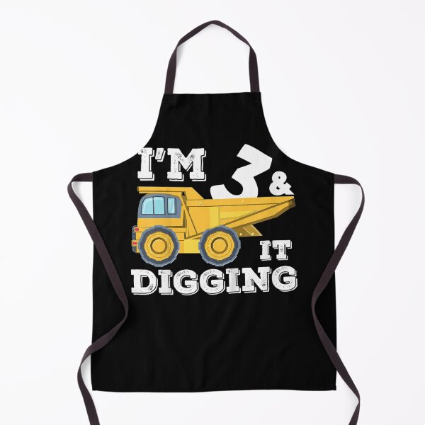 Item preview, Kids I'm 3 Three And Digging It Being 3 Yo Bday Boy Girl Toddler designed and sold by Guckio81.