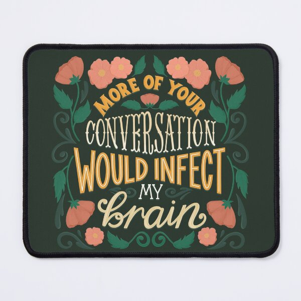 Item preview, Shakespeare Insult - Conversation Infects Brain, Coriolanus designed and sold by Kit Cronk.