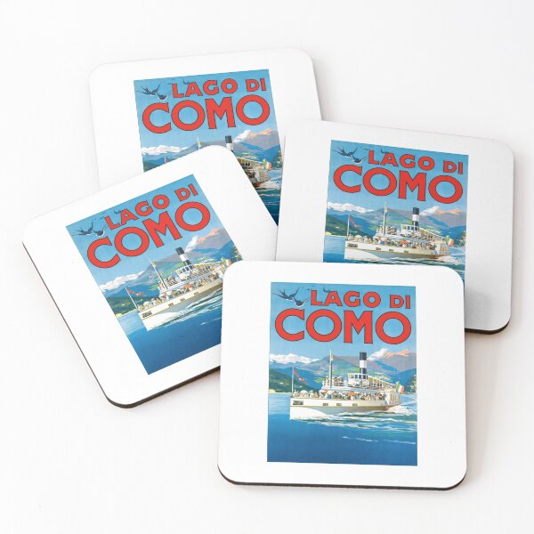 Item preview, 1900 ITALY Lake Como Travel Poster designed and sold by retrographics.