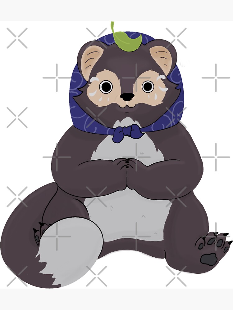 Bake Danuki Tanuki Genshin Impact Inazuma Fan Art Magnet For