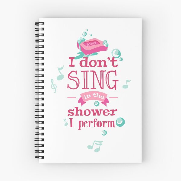 Artikelvorschau, Ich singe nicht in der Dusche, die ich aufführe entworfen und verkauft von Studio Six.