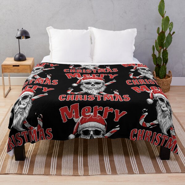 ALAZA Bad Santa Claus Comic Cartoon Pop Blanket Lightweight Soft Warm Throw Blanket Fit Sofa Couch Office Home Decor Suitable for All Season Size 60x90 inches