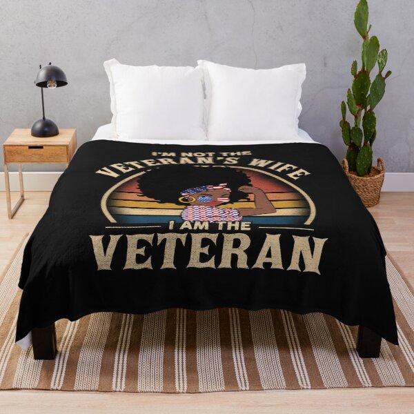 Item preview, I’m Not The Veteran’s Wife I Am The Veteran Strong American Black Woman designed and sold by Pam140.