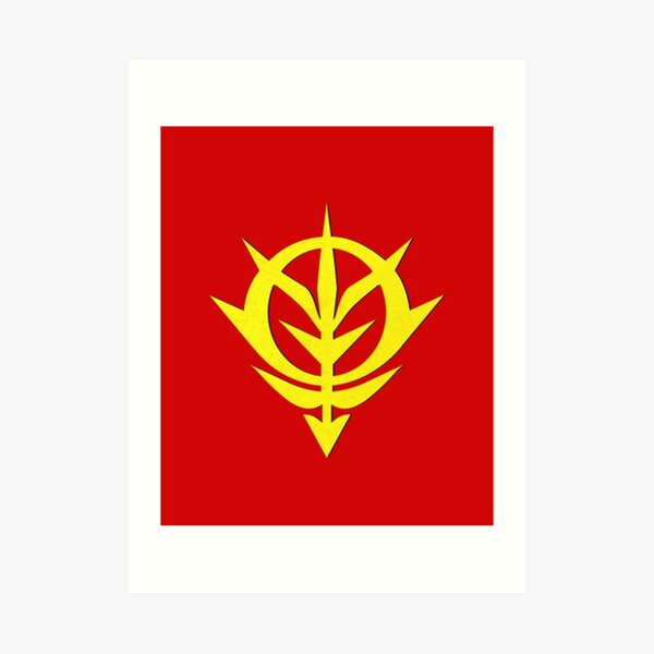 Gundam zeon Art Print