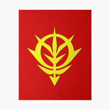Gundam zeon Art Board Print