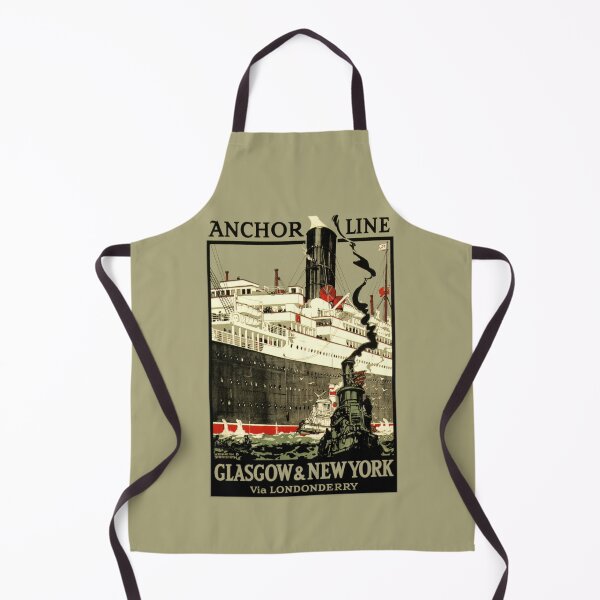 Item preview, VINTAGE OCEAN LINER TRAVEL POSTER designed and sold by Madjack Tees Kiwi SuperStore.