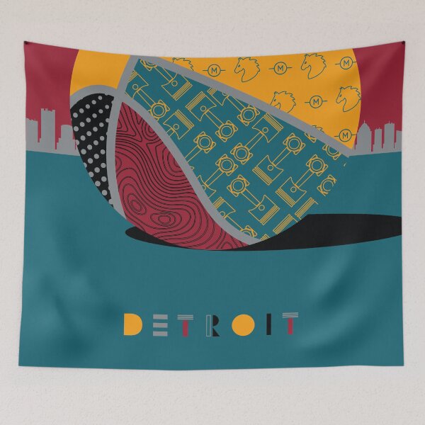 Item preview, Detroit NBA Fan Art designed and sold by jkahindo.