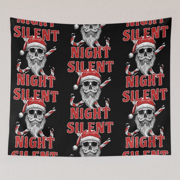 Item preview, Silent Night Skull Santa designed and sold by Qudkin.