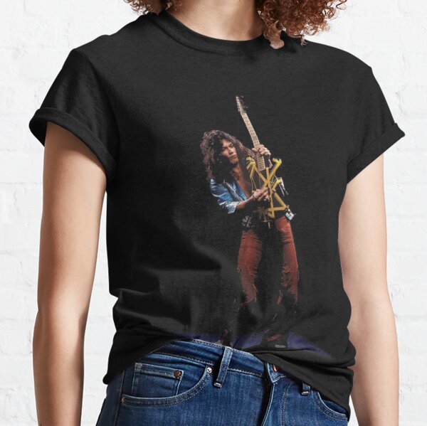 Yellow Guitar In Action Classic T-Shirt