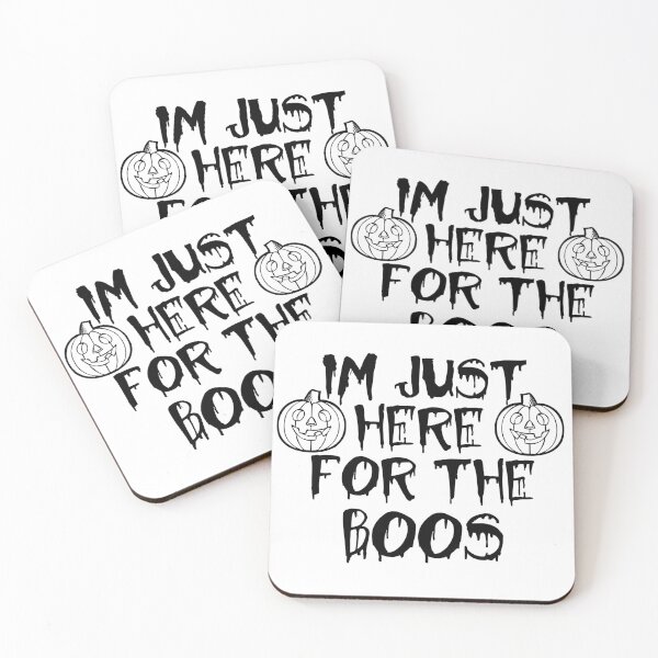 Item preview, Halloween Spirit - I'm Just Here For The Boos Sticker designed and sold by roxy7388.