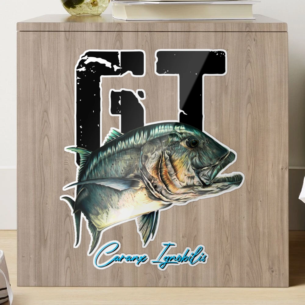 Giant Trevally and stick bait Poster for Sale by Paul Kyriakides