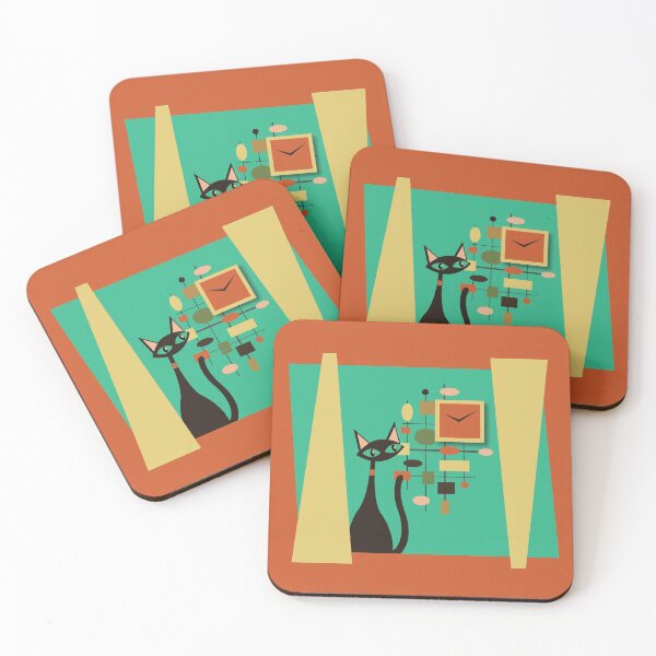 Item preview, Tardy Retro Cat designed and sold by 7SistersGraphX.
