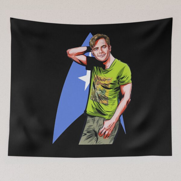 Item preview, Chris Pine - An illustration by Paul Cemmick designed and sold by LeoNeuner.