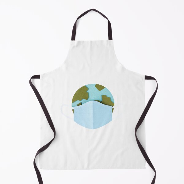 Item preview, Earth wearing a face mask designed and sold by BeeMeCreative.